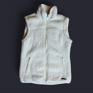 Free Country Soft Faux Fur Sherpa Vest, Size Small